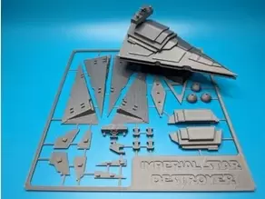 帝国歼星舰套件卡片Imperial Star Destroyer Kit Card