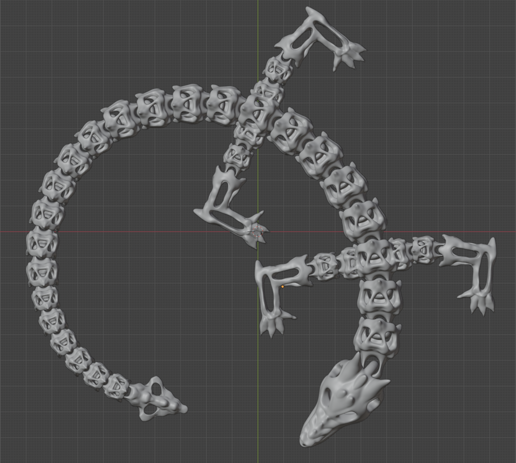 铰链骷髅龙Skeleton Dragon插图1