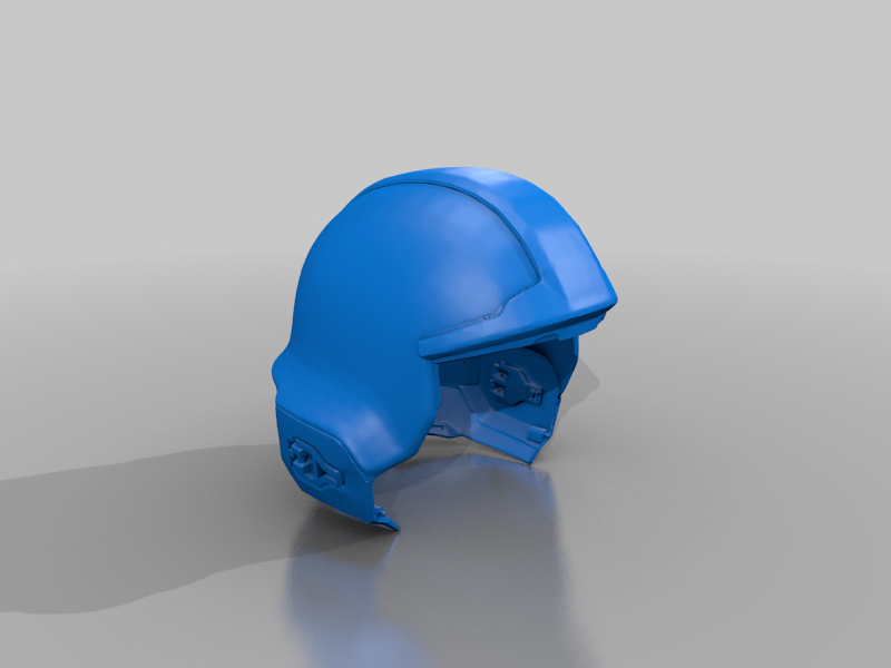 战术头盔FREE - HELLDIVERS B-01 Tactical Helmet (Working Vents) - Split for printing插图1