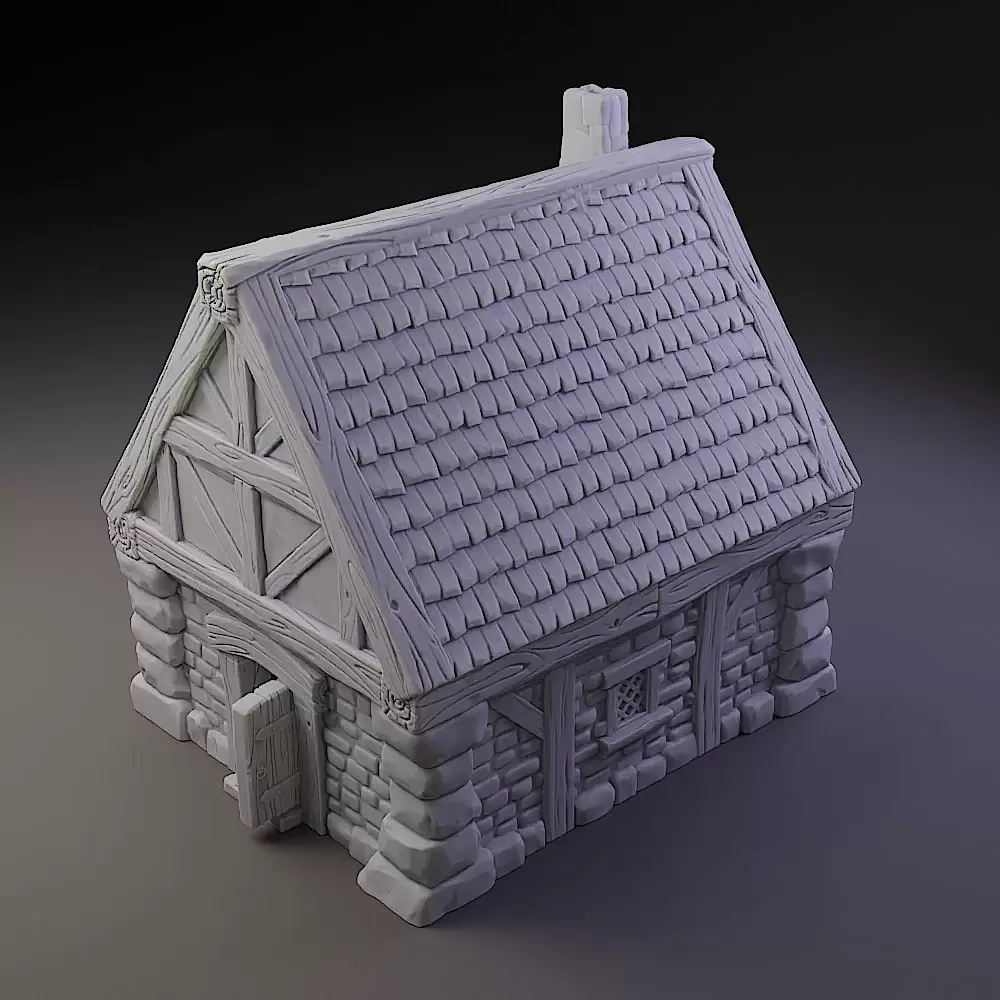 中世纪村庄房屋Medieval Village house插图