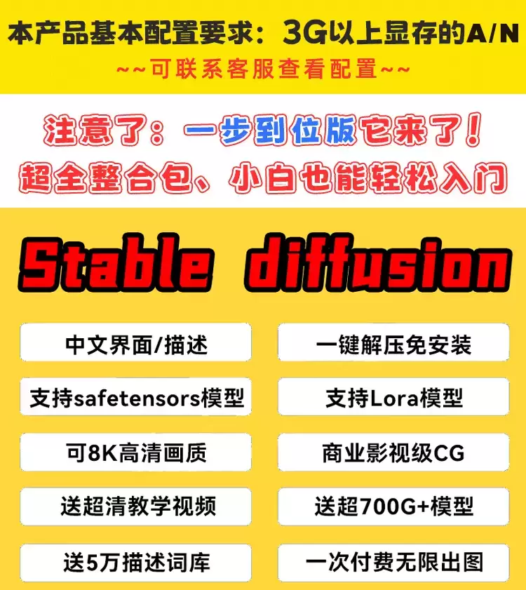 Stable Diffusion WebUI Win中文版一键安装+插件+700G模型打包插图7