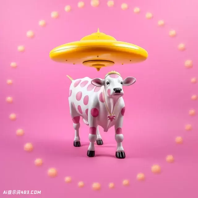 一头母牛被UFO绑架