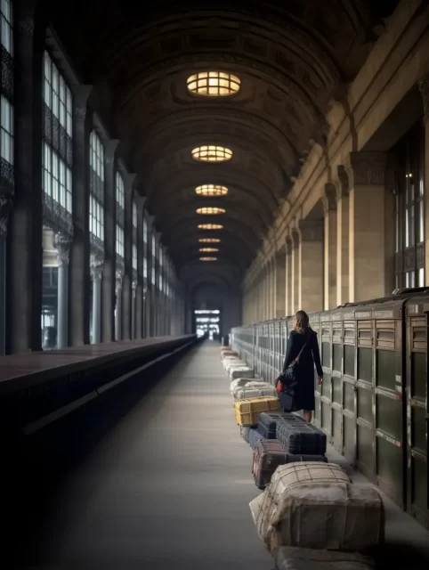 一个女人在铁轨上的旅程