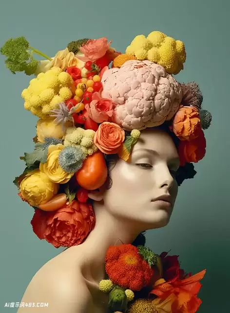 花卉和蔬菜由Michel Khan为Stocksy United