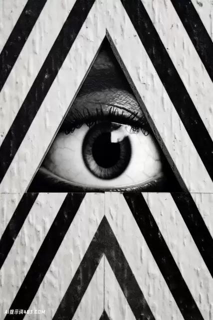 几何三角眼: 恐怖的超现实主义杰作