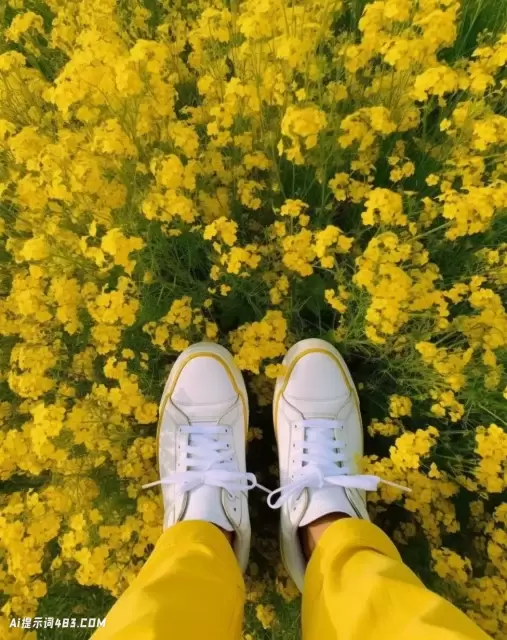 花朵黄色运动鞋作者: Joanna Nass和Tameka Rohl