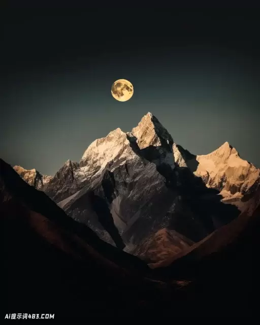 模糊的月亮从山上升起: 叙事喜马拉雅艺术
