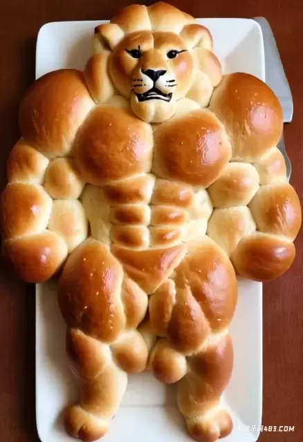 肌肉发达的面包狮