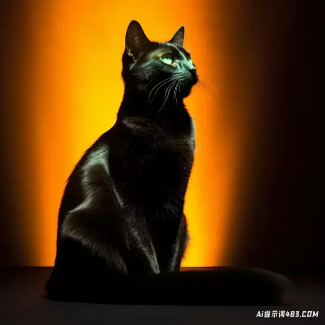 猫面前的飘渺光效: