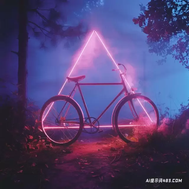 霓虹灯自行车: 新流行感性与超现实主义美学的融合