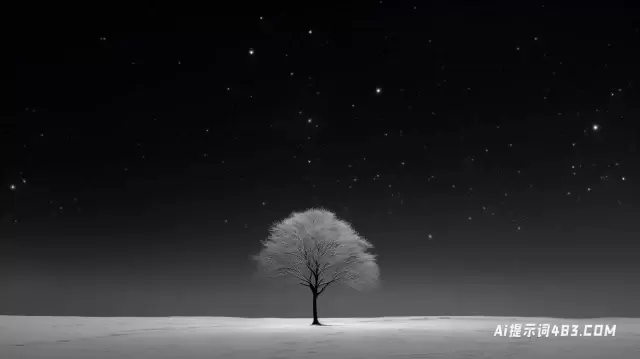 星星下的单棵树