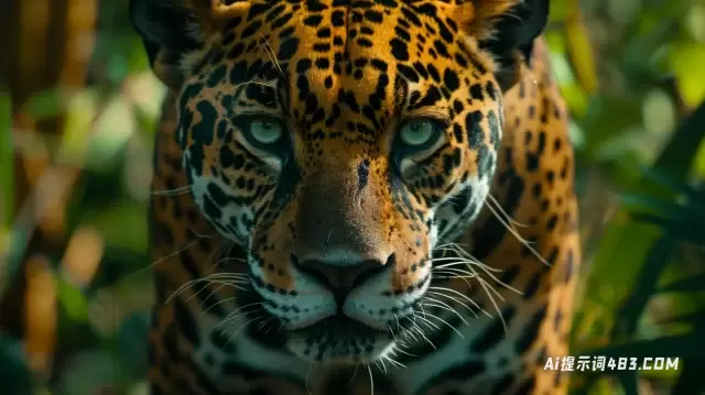美洲虎和亚马逊雨林的迷人图像