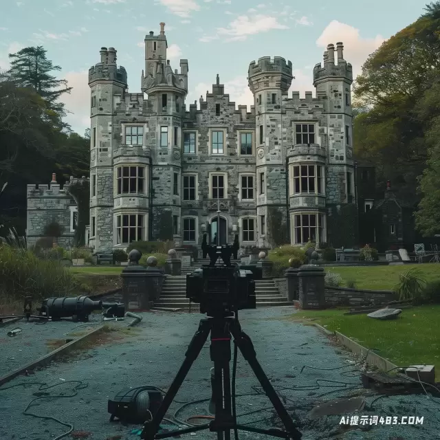 白天城堡的电影照片
